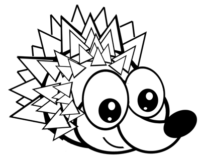 7 Step 7 : Drawing Hedgehogs in Easy Steps Lesson