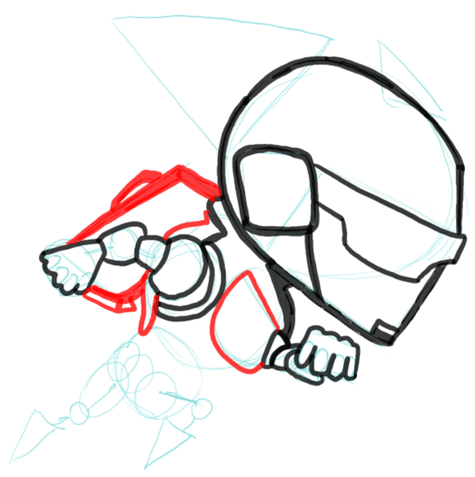 9 Step 9 Drawing Gravity Guy in Easy Steps Lesson