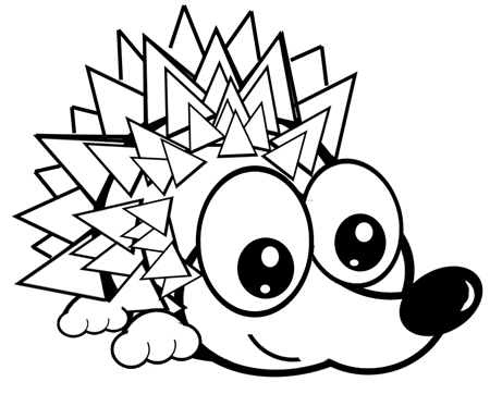 hedgehog-bw-finished This is what the hedge hog looks like when finished.