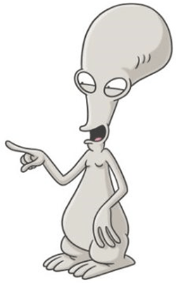 roger-american-dad-color How to Draw Roger the Alien from American Dad with Step by Step Drawing Tutorial