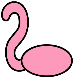 Step 1 : Drawing Cartoon Flamingos Tutorial Step 1 : Drawing Cartoon Flamingos Tutorial