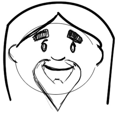 Step 3 Drawing Jesus Christ Easter Tutorial Step 3 Drawing Jesus Christ Easter Tutorial