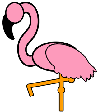 Step 5 : Drawing Cartoon Flamingos Tutorial Step 5 : Drawing Cartoon Flamingos Tutorial