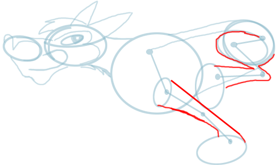 Step 7 : Drawing Cartoon Wolf Lesson Step 7 : Drawing Cartoon Wolf Lesson