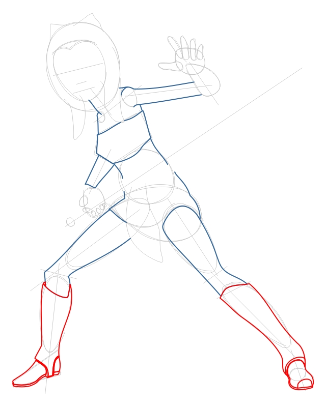 Step 4 : Drawing Ahsoka Tano from The Clone Wars Tutorial Step 4 : Drawing Ahsoka Tano from The Clone Wars Tutorial