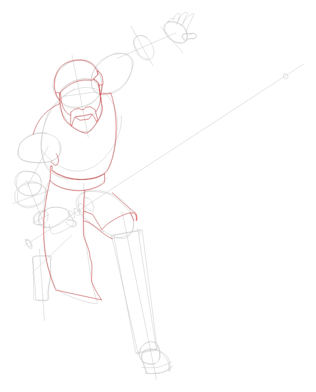 Step 2 : Drawing Obi-Wan Kenobi from The Clone Wars Tutorial Step 2 : Drawing Obi-Wan Kenobi from The Clone Wars Tutorial