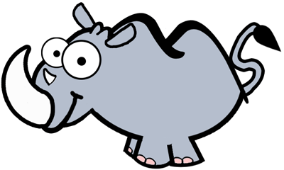 How to Draw Cartoon Rhinos in Easy Step by Step Drawing Tutorial How to Draw Cartoon Rhinos in Easy Step by Step Drawing Tutorial