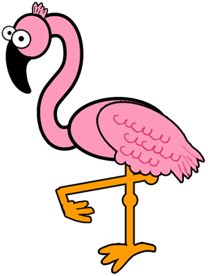 How to Draw Cartoon Pink Flamingos in Easy Steps Lesson How to Draw Cartoon Pink Flamingos in Easy Steps Lesson