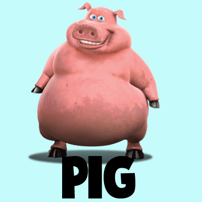 How to Draw Pig from Back to the Barnyard in Easy Steps Drawing Tutorial