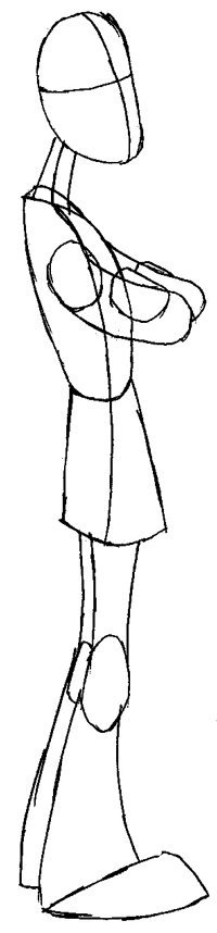 Step 4 Drawing Shaggy from Scooby Doo Tutorial Step 4 Drawing Shaggy from Scooby Doo Tutorial