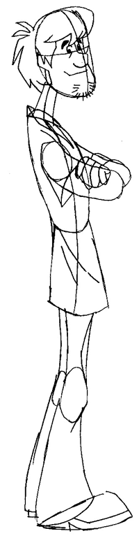 Step 7 Drawing Shaggy from Scooby Doo Tutorial Step 7 Drawing Shaggy from Scooby Doo Tutorial