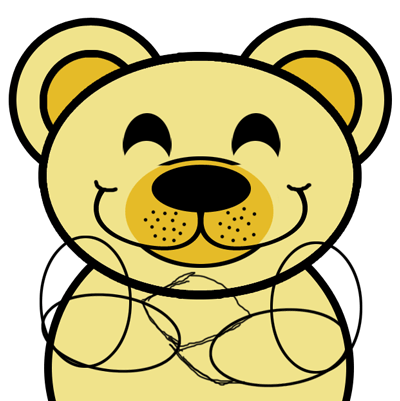 Step 7 : Drawing Cartoon Bears in Easy Steps Lesson Step 7 : Drawing Cartoon Bears in Easy Steps Lesson