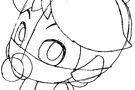 Step 4.5 : Drawing Baby Daisy Step by Step Tutorial Step 4.5 : Drawing Baby Daisy Step by Step Tutorial