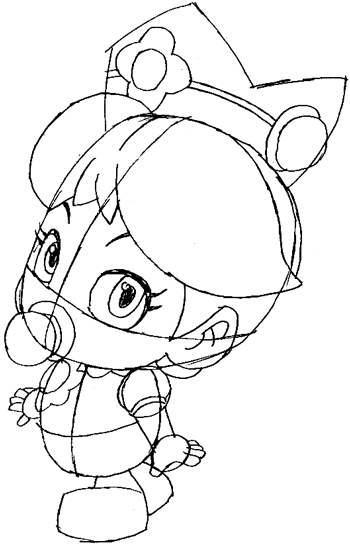 Step 6 : Drawing Baby Daisy Lesson Step 6 : Drawing Baby Daisy Lesson