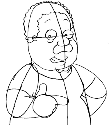 Step 6 : Drawing Cleveland in Easy Steps Lesson Step 6 : Drawing Cleveland in Easy Steps Lesson