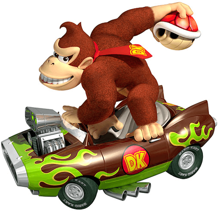 How to Draw Donkey Kong in His Car Throwing a Koopa Shell from Mario Kart How to Draw Donkey Kong in His Car Throwing a Koopa Shell from Mario Kart