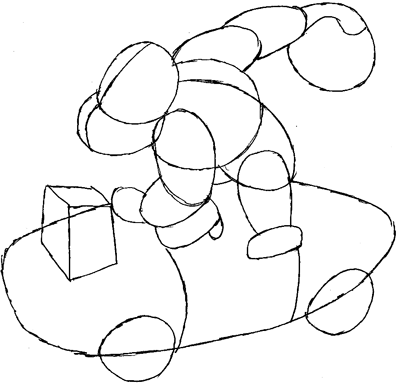 Step 6 : Drawing Donkey Kong in Easy Steps Step 6 : Drawing Donkey Kong in Easy Steps