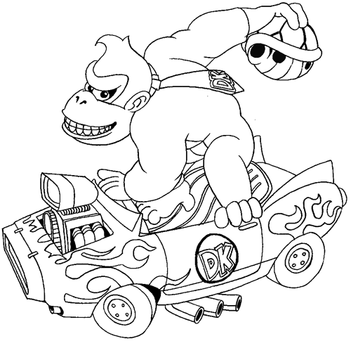 Step 13 : Drawing Donkey Kong in Easy Steps Step 13 : Drawing Donkey Kong in Easy Steps