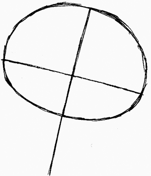 Step 1 : Drawing Hello Kitty in Easy Steps Tutorial Step 1 : Drawing Hello Kitty in Easy Steps Tutorial