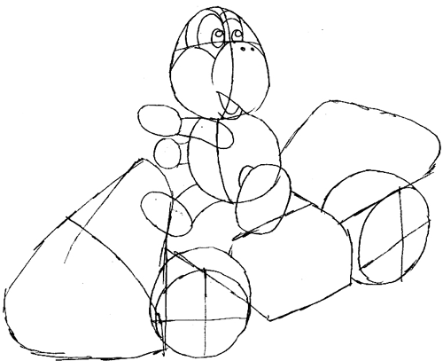 Step 7 : Drawing Koopa Step by Step Lesson Step 7 : Drawing Koopa Step by Step Lesson