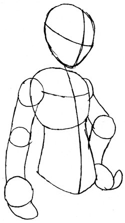 Step 3 : Drawing Riku Step by Step Tutorial Step 3 : Drawing Riku Step by Step Tutorial