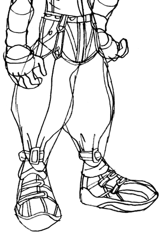 Step 7 : Drawing Riku Step by Step Tutorial Step 7 : Drawing Riku Step by Step Tutorial