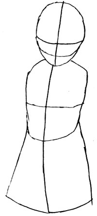 Step 2 : Drawing Roxas in Easy Steps Lesson Step 2 : Drawing Roxas in Easy Steps Lesson