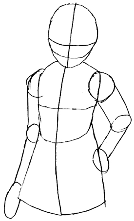 Step 3 : Drawing Roxas in Easy Steps Lesson Step 3 : Drawing Roxas in Easy Steps Lesson