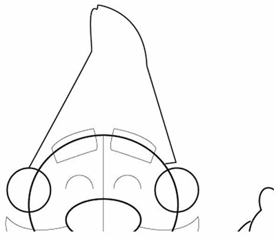 Step 2 : Drawing Garden Gnomes Lessons Step 2 : Drawing Garden Gnomes Lessons