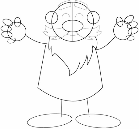 Step 3 : Drawing Garden Gnomes Lessons Step 3 : Drawing Garden Gnomes Lessons