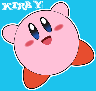 How to draw Nintendo's Kirby with easy step by step drawing tutorial