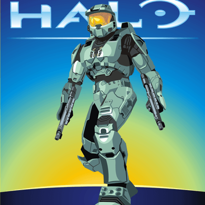 How to draw Master Chief from Halo with easy step by step drawing tutorial