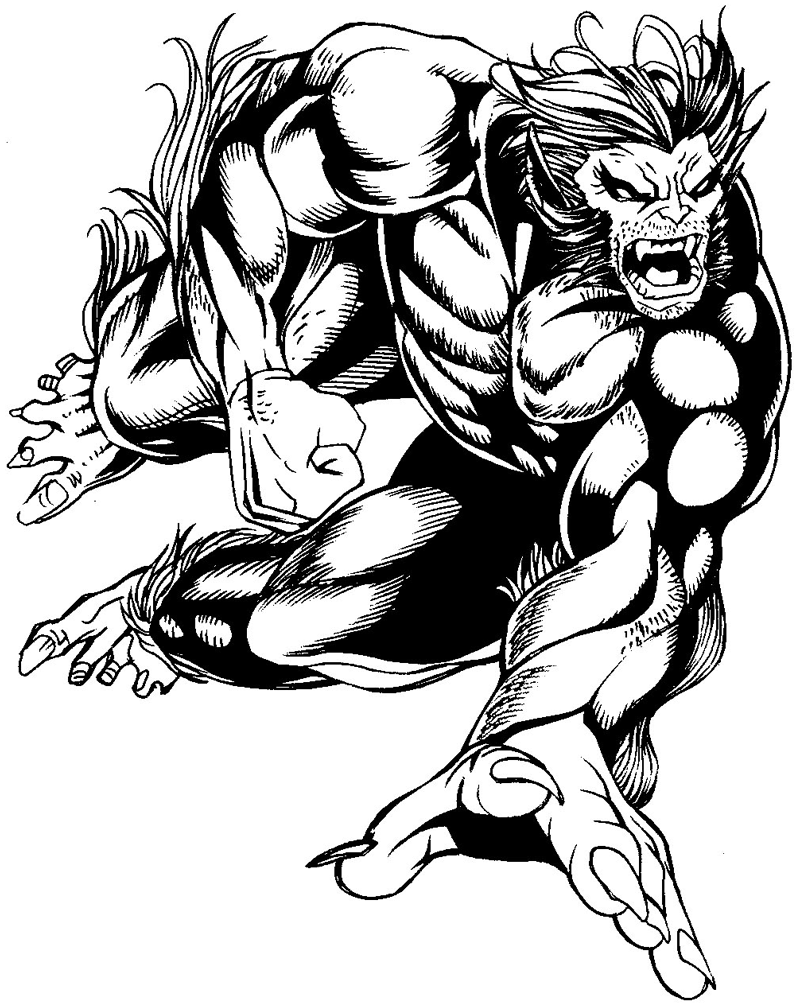 How to draw Beast from Marvel's X-Men Superhero Team with easy step by step drawing tutorial How to draw Beast from Marvel's X-Men Superhero Team with easy step by step drawing tutorial