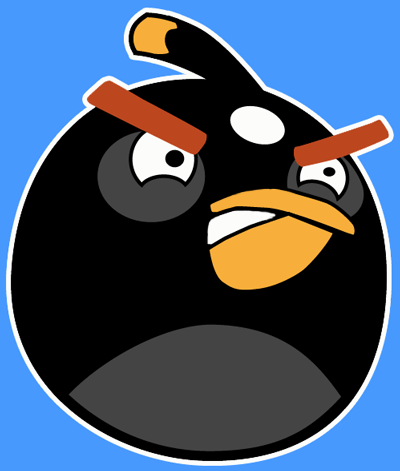 How to Draw Black Angry Bird with Easy Step by Step Drawing Tutorial How to Draw Black Angry Bird with Easy Step by Step Drawing Tutorial