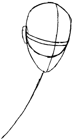 Step 1 : Drawing Professor X from Marvel's X-Men Superhero Team Easy Steps Lesson Step 1 : Drawing Professor X from Marvel's X-Men Superhero Team Easy Steps Lesson