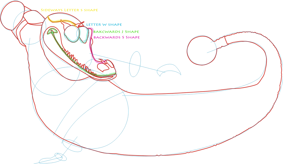 Step 2 : Drawing Master Croc from Kung Fu Panda in Easy Steps Lesson Step 2 : Drawing Master Croc from Kung Fu Panda in Easy Steps Lesson