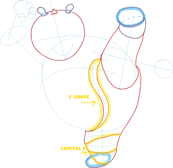 Step 2 : Drawing Po from Kung Fu Panda in Easy Steps Lesson Step 2 : Drawing Po from Kung Fu Panda in Easy Steps Lesson