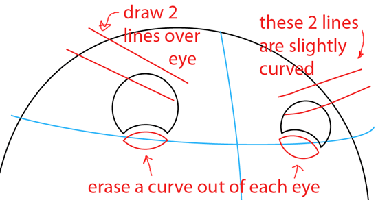 Step 2 : Drawing Black Angry Bird in Easy Steps Lesson Step 2 : Drawing Black Angry Bird in Easy Steps Lesson