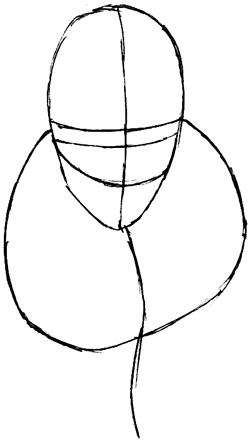 Step 2 : Drawing Rogue from Marvel's X-Men Superhero Team Easy Steps Lesson Step 2 : Drawing Rogue from Marvel's X-Men Superhero Team Easy Steps Lesson