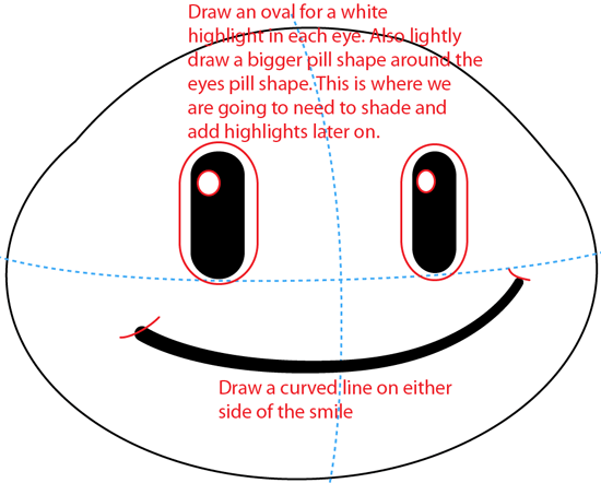 Step 3 : Drawing Sunflower from Plants vs. Zombies Game in Easy Steps Lesson Step 3 : Drawing Sunflower from Plants vs. Zombies Game in Easy Steps Lesson