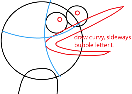 Step 3 : Drawing Mordecai from Regular Show Easy Steps Lesson Step 3 : Drawing Mordecai from Regular Show Easy Steps Lesson