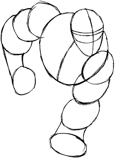 Step 3 : Drawing Beast from Marvel's X-Men Superhero Team Easy Steps Lesson Step 3 : Drawing Beast from Marvel's X-Men Superhero Team Easy Steps Lesson