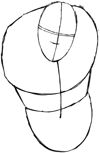 Step 4 : Drawing Wolverine from Marvel's X-Men Superhero Team Easy Steps Lesson Step 4 : Drawing Wolverine from Marvel's X-Men Superhero Team Easy Steps Lesson