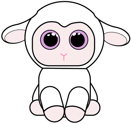 Step 6 : Drawing Baby Lamb in Easy Steps Lesson Step 6 : Drawing Baby Lamb in Easy Steps Lesson