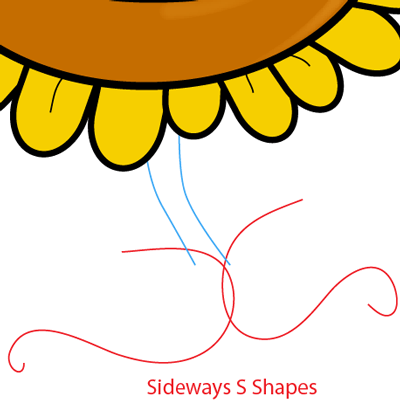 Step 6 : Drawing Sunflower from Plants vs. Zombies Game in Easy Steps Lesson Step 6 : Drawing Sunflower from Plants vs. Zombies Game in Easy Steps Lesson
