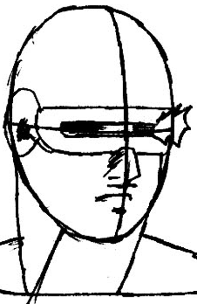 Step 6 : Drawing Cyclops from Marvel's X-Men Superhero Team Easy Steps Lesson Step 6 : Drawing Cyclops from Marvel's X-Men Superhero Team Easy Steps Lesson