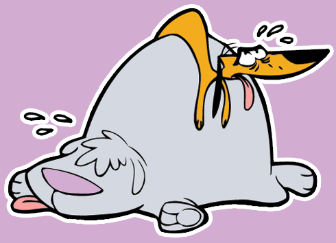 How to draw Big Dog and Little Dog from 2 Stupid Dogs with easy step by step drawing tutorial