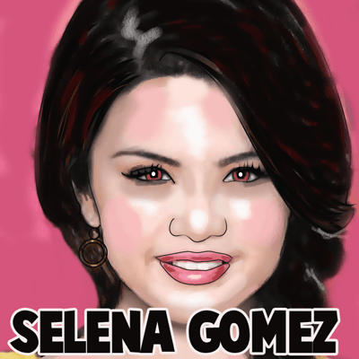 How to Selena Gomez from Wizards of Waverly Place with easy step by step drawing tutorial