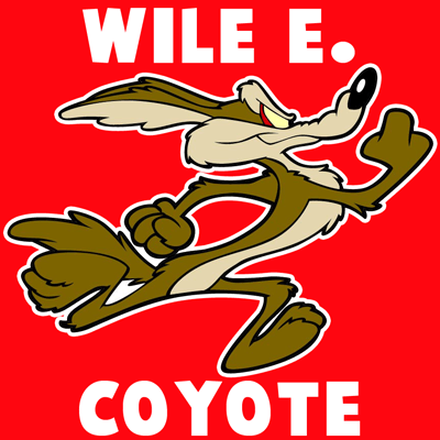 How to draw Wile E. Coyote from Looney Tunes with easy step by step drawing tutorial