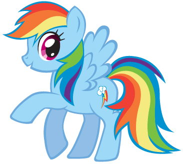 How to draw Rainbow Dash from My Little Pony with easy step by step drawing tutorial